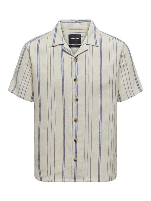 Only & Sons Skjorte 'TREV'  navy / uldhvid