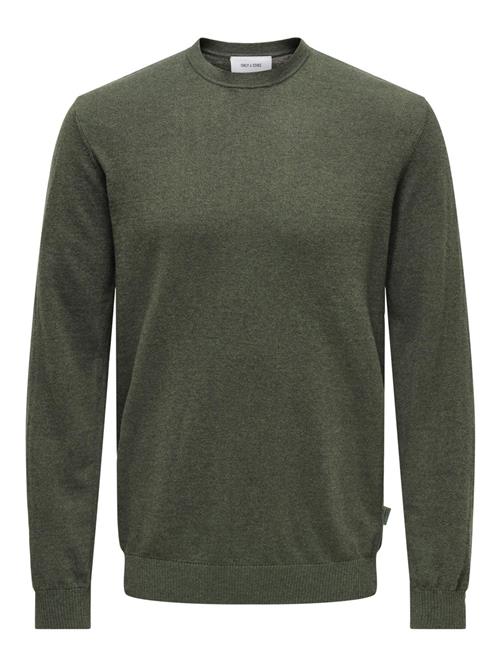 Only & Sons Pullover 'ONSLoui'  mudderfarvet