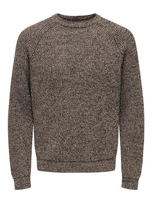 Se Only & Sons Pullover 'ONSFELIP'  mørkebrun ved About You