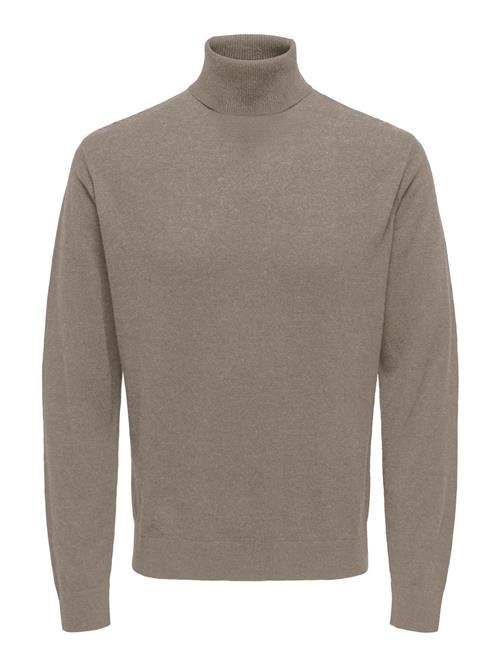 Only & Sons Pullover 'ONSLOUI'  lysebrun