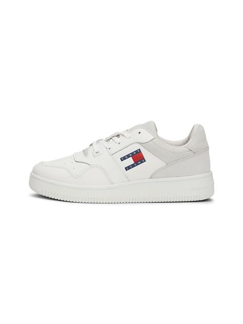 Se Tommy Jeans Sneaker low 'RETRO BASKET'  beige / navy / rød / hvid ved About You