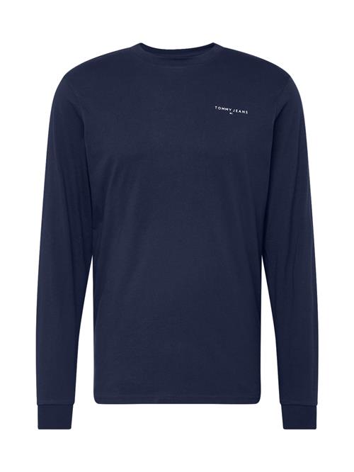 Tommy Jeans Bluser & t-shirts 'LINEAR'  marin / hvid