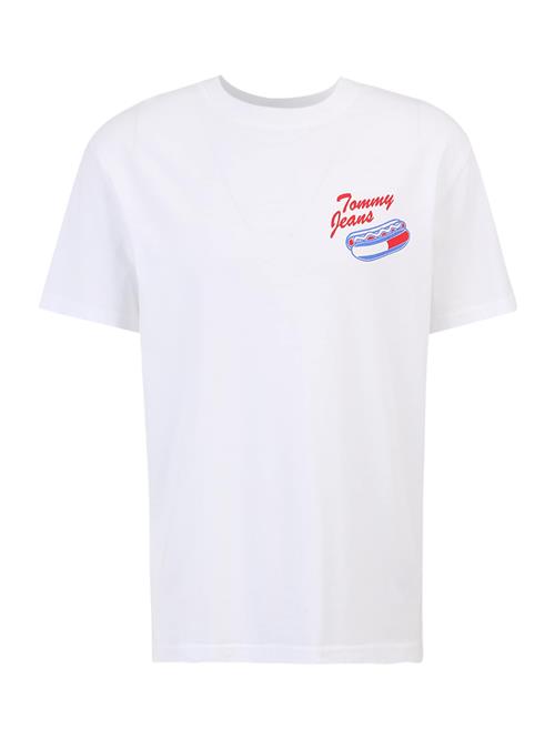 Se Tommy Jeans Bluser & t-shirts 'FUN NOVELTY'  royalblå / gul / rød / hvid ved About You