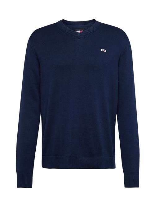 Se Tommy Jeans Pullover 'ESSENTIAL'  mørkeblå / rød / hvid ved About You