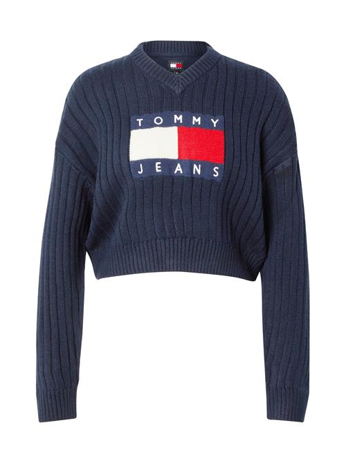 Se Tommy Jeans Pullover  navy / rød / hvid ved About You