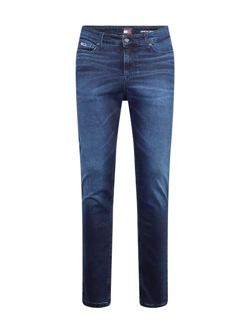 Tommy Jeans Jeans 'SIMON'  blue denim / rød / hvid