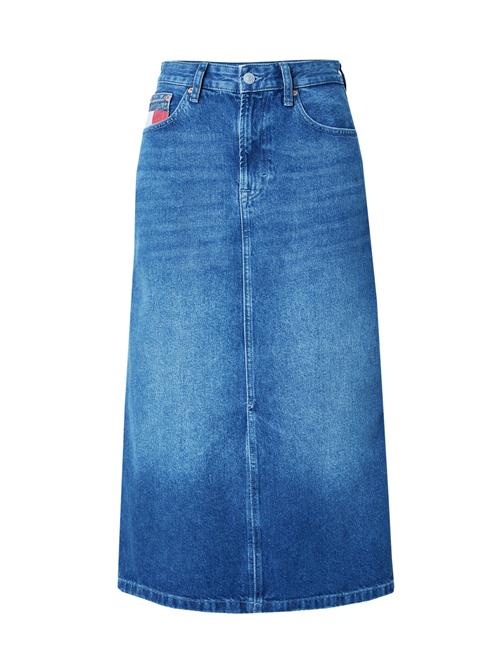 Tommy Jeans Nederdel 'CLAIRE'  blue denim / rød / hvid