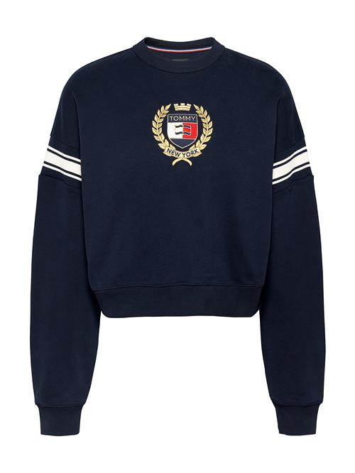 Se Tommy Jeans Sweatshirt  navy / guld / rød / hvid ved About You