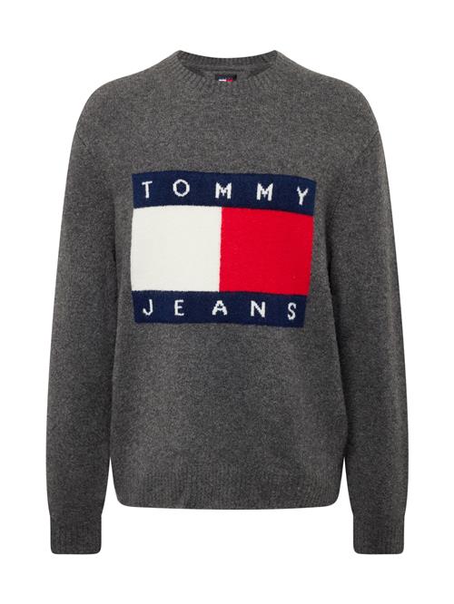 Tommy Jeans Pullover  mørkeblå / mørkegrå / knaldrød / hvid