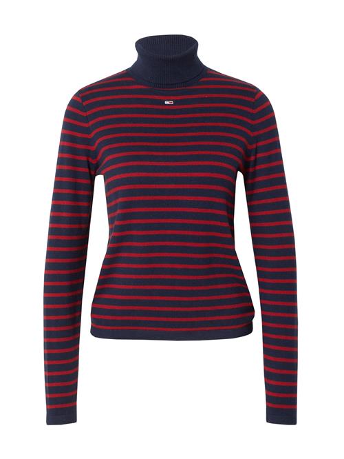 Tommy Jeans Pullover 'Essential'  navy / rød