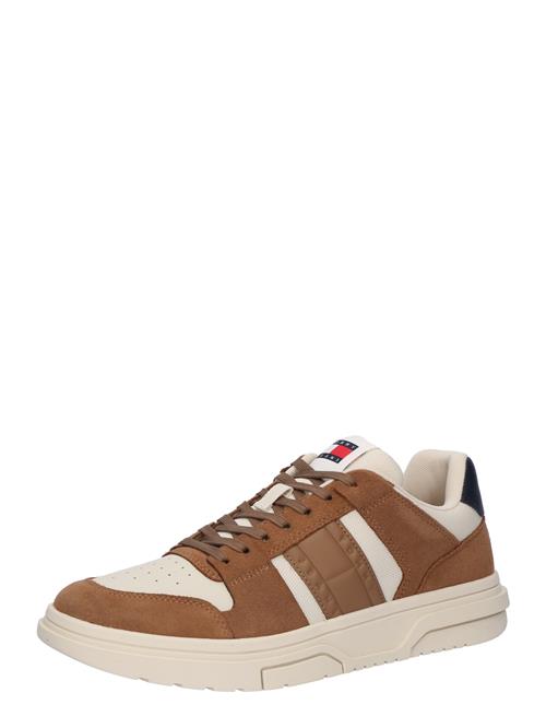 Tommy Jeans Sneaker low 'THE BROOKLYN'  karamel / sort / uldhvid