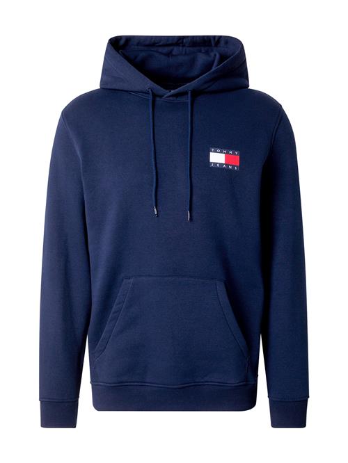 Se Tommy Jeans Sweatshirt 'ESSENTIAL'  navy / lys rød / hvid ved About You