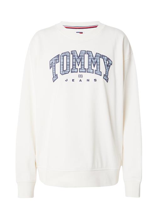 Se Tommy Jeans Sweatshirt  marin / lyseblå / hvid ved About You