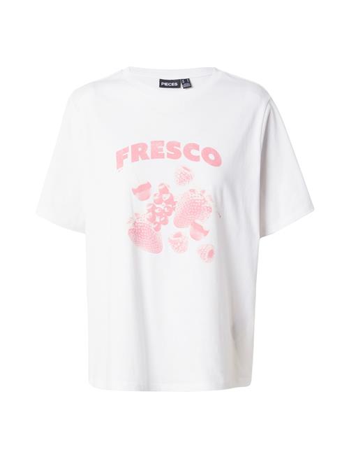 Se PIECES Shirts 'PCKIKKI'  lyserød / hvid ved About You