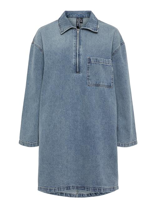 PIECES Blusekjole 'PCRENE'  blue denim