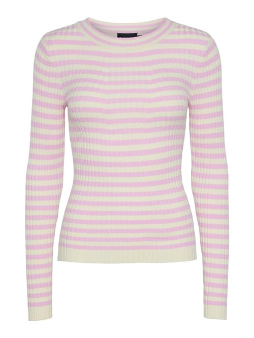 Se PIECES Pullover 'PCCRISTA'  creme / pink ved About You