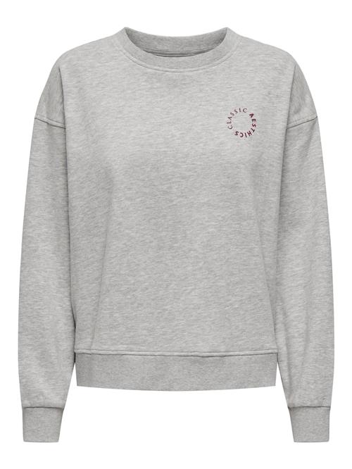 Se JDY Sweatshirt  grå-meleret / sort ved About You