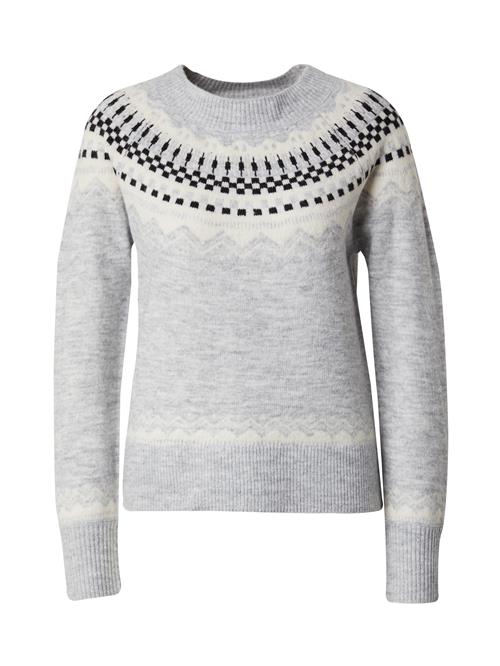 Se JDY Pullover 'JDYRAIN'  lysegrå / sort / hvid ved About You