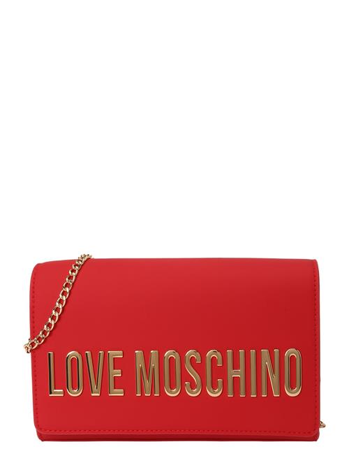 Love Moschino Skuldertaske 'NERO'  guld / blodrød