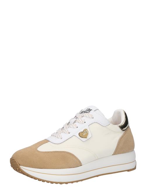 Love Moschino Sneaker low 'RUN40'  camel / sort / hvid