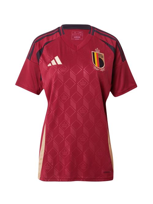 ADIDAS PERFORMANCE Fodboldtrøje 'Belgium 24 Home'  beige / gul / vinrød / sort