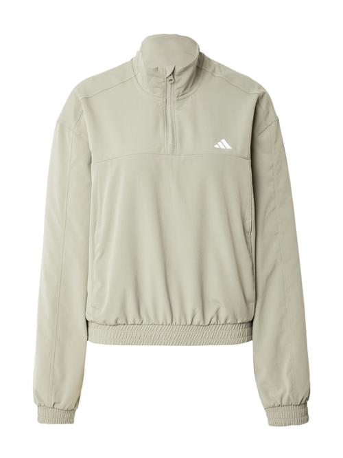 ADIDAS PERFORMANCE Sportsweatshirt 'Train Essentials'  pastelgrøn / hvid