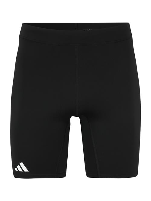 ADIDAS PERFORMANCE Sportsbukser 'ADIZERO'  sort / hvid