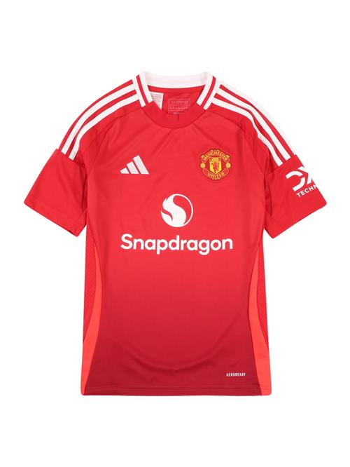 ADIDAS PERFORMANCE Funktionsskjorte 'Manchester United 24/25 Home'  gul / rød / mørkerød / hvid