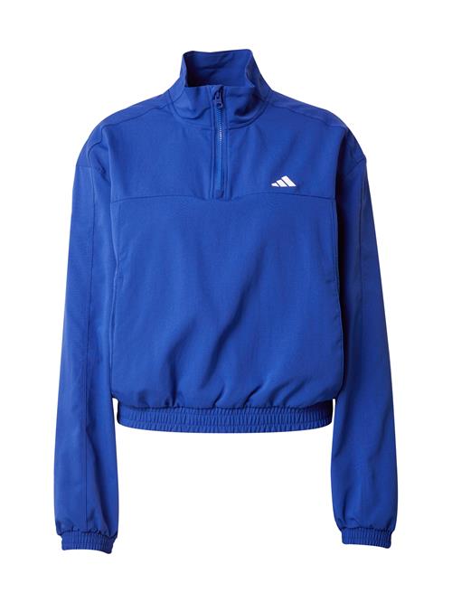 ADIDAS PERFORMANCE Træningsjakke 'Train Essentials'  blå / hvid