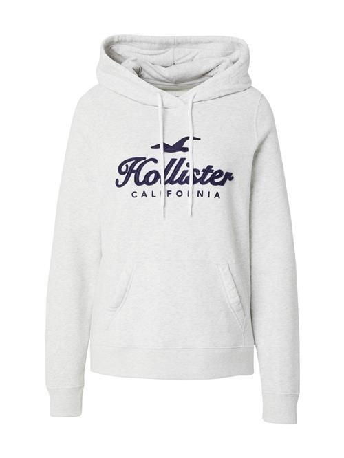 HOLLISTER Sweatshirt 'TECH'  natblå / grå-meleret