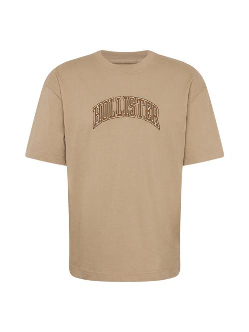 HOLLISTER Bluser & t-shirts  brun / lysebrun / hvid