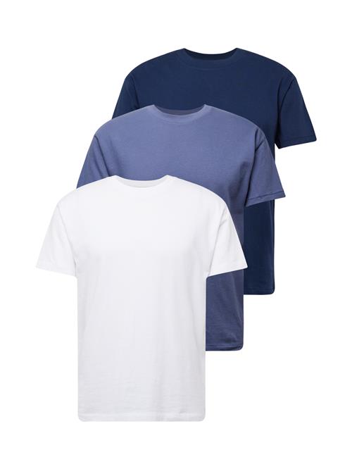 Abercrombie & Fitch Bluser & t-shirts 'ESSENTIAL'  navy / blå-meleret / offwhite