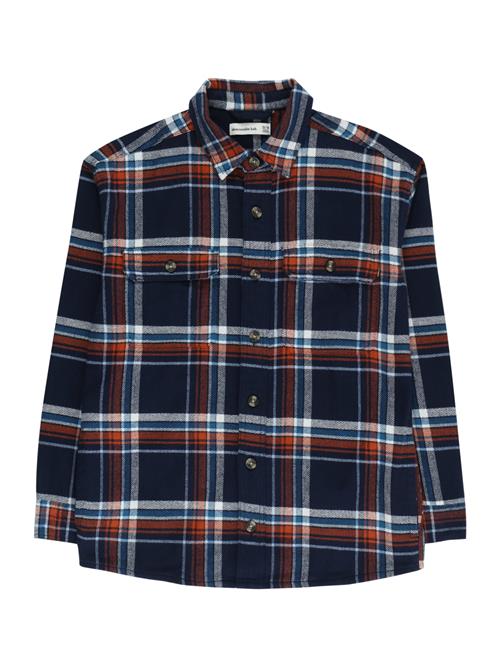 Abercrombie & Fitch Skjorte  blå / navy / mørkeorange / hvid