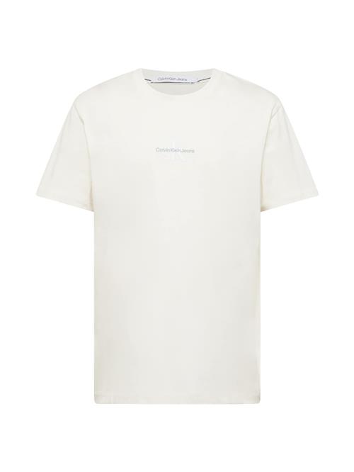 Calvin Klein Jeans Bluser & t-shirts  grå / hvid / naturhvid