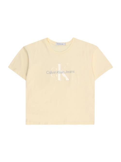 Calvin Klein Jeans Bluser & t-shirts  beige / sort / hvid