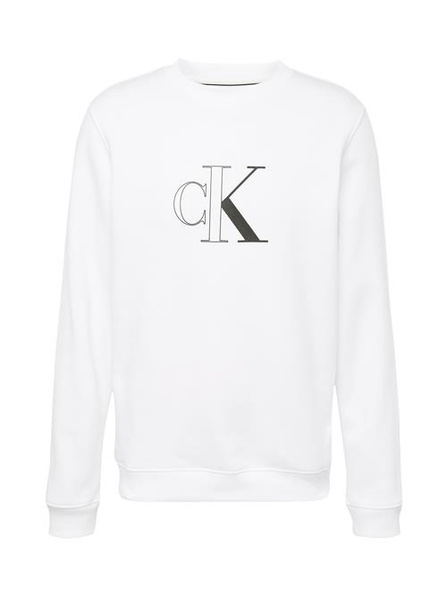 Calvin Klein Jeans Sweatshirt  sort / hvid