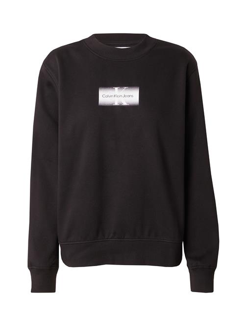 Calvin Klein Jeans Sweatshirt  sort / hvid