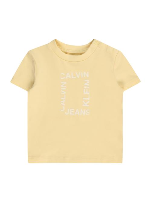 Calvin Klein Jeans Shirts  pastelgul / hvid