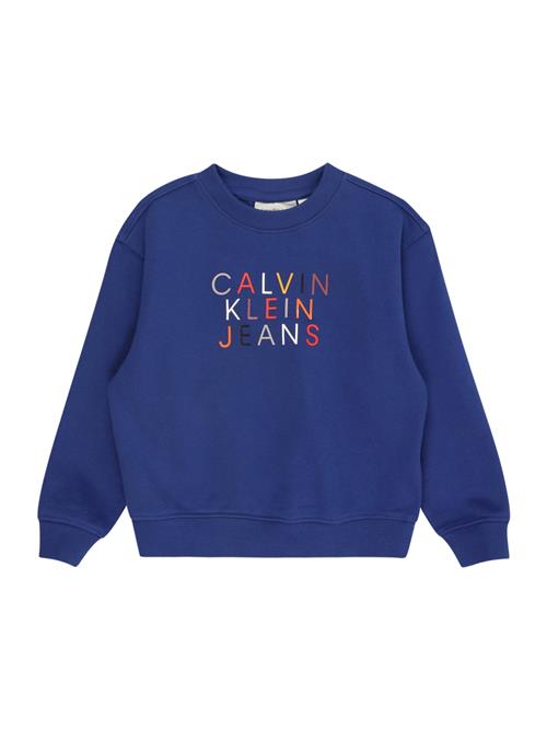 Calvin Klein Jeans Sweatshirt  ensian / lys rød / sort / hvid