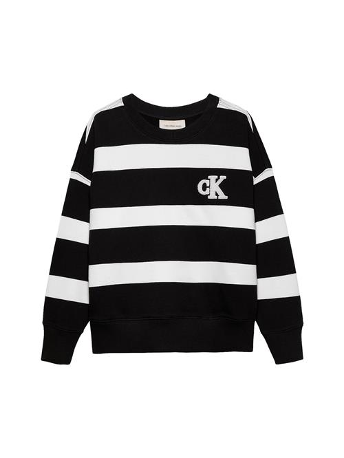 Calvin Klein Jeans Sweatshirt  sort / hvid