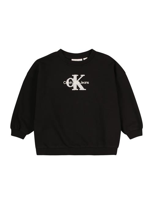 Calvin Klein Jeans Sweatshirt  sort / uldhvid