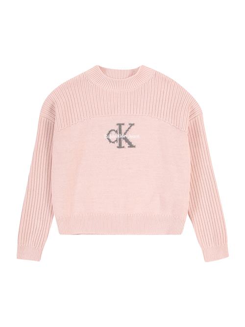 Calvin Klein Jeans Pullover  mørkegrå / rosé / hvid