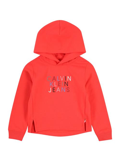 Calvin Klein Jeans Sweatshirt  blå / melon / sort / hvid