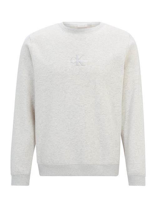 Calvin Klein Jeans Sweatshirt  grå-meleret / hvid