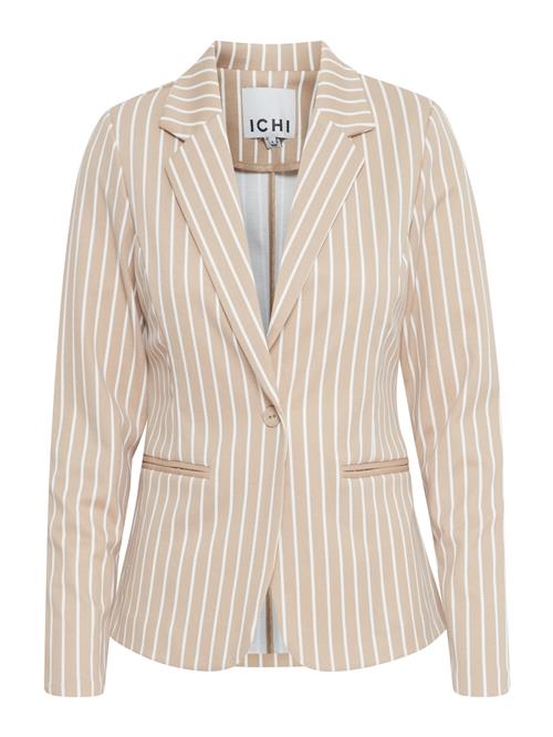 ICHI Blazer 'KATE'  beige / hvid