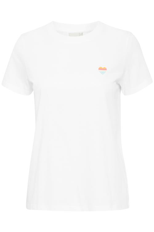 ICHI Shirts 'CAMINO'  pastelblå / gul / orange / hvid