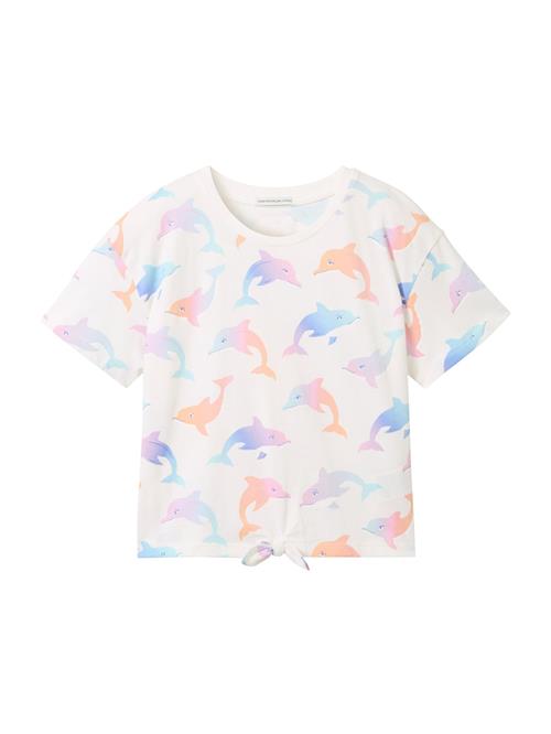 TOM TAILOR Bluser & t-shirts  azur / orange / pitaya / offwhite