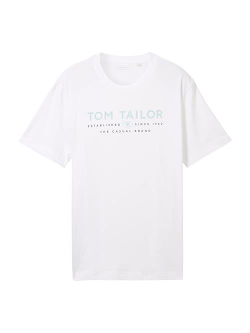 TOM TAILOR Bluser & t-shirts  lyseblå / sort / hvid