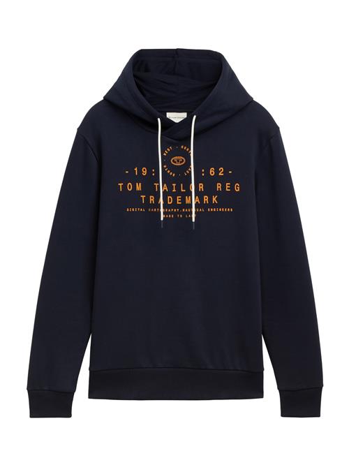 Se TOM TAILOR Sweatshirt  marin / orange ved About You