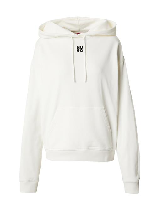 HUGO Sweatshirt 'Delfinia'  sort / hvid